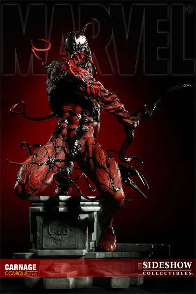 Marvel Comiquette - Carnage from Spider-Manㅤ – Sideshow Collectibles – ActionFigure Brasil — embalagem