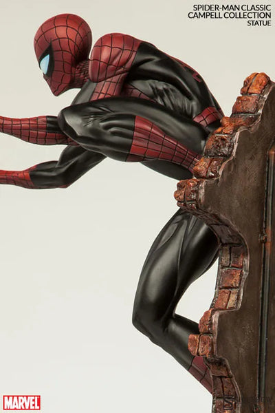 Marvel Comiquette - J.Scott Campbell Spider-Man Collection Classic Spider-Manㅤ – Sideshow Collectibles – ActionFigureBrasil — embalagem