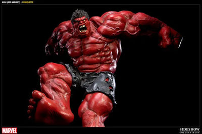 Marvel Comiquette: Red Hulkㅤ – Sideshow Collectibles – ActionFigure Brasil — embalagem