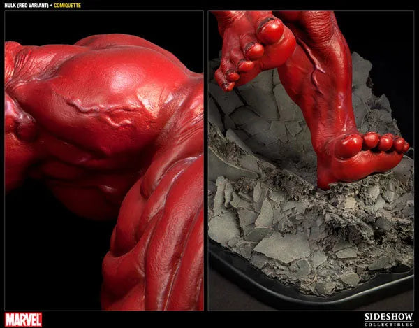 Marvel Comiquette: Red Hulkㅤ – Sideshow Collectibles – ActionFigure Brasil