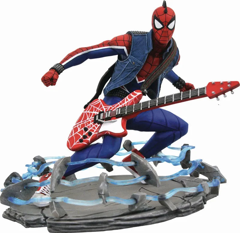 Marvel Gallery / Marvel Spider-Man: Spider-Man Punk Suit PVC Statueㅤ – Diamond Select – ActionFigure Brasil