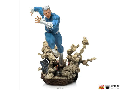 Marvel Iron Studios Statue "Battle Diorama, Series" 1/10 Scale Quicksilver [Comic]ㅤ – Iron Studios – ActionFigure Brasil