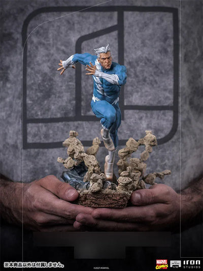 Marvel Iron Studios Statue "Battle Diorama, Series" 1/10 Scale Quicksilver [Comic]ㅤ – Iron Studios – ActionFigure Brasil — close