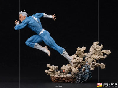 Marvel Iron Studios Statue "Battle Diorama, Series" 1/10 Scale Quicksilver [Comic]ㅤ – Iron Studios – ActionFigure Brasil — embalagem