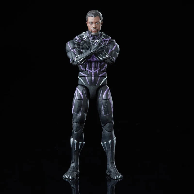 Marvel - Marvel Legends: 6 Inch Action Figure - MCU Series / Legacy Collection: Black Panther [Movie / Black Panther]ㅤ – Hasbro – ActionFigure Brasil