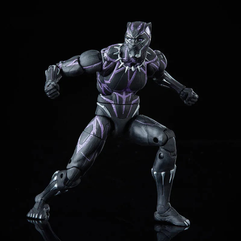 Marvel - Marvel Legends: 6 Inch Action Figure - MCU Series / Legacy Collection: Black Panther [Movie / Black Panther]ㅤ – Hasbro – ActionFigure Brasil