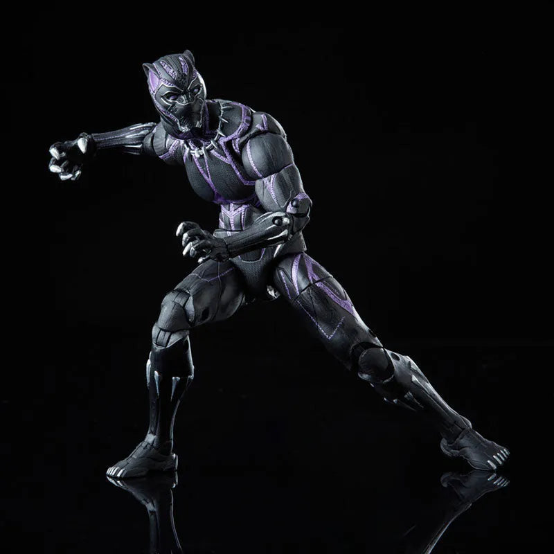 Marvel - Marvel Legends: 6 Inch Action Figure - MCU Series / Legacy Collection: Black Panther [Movie / Black Panther]ㅤ – Hasbro – ActionFigure Brasil