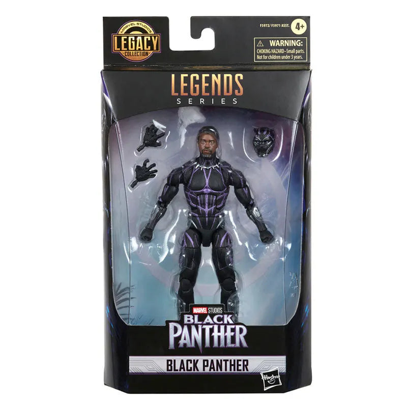 Marvel - Marvel Legends: 6 Inch Action Figure - MCU Series / Legacy Collection: Black Panther [Movie / Black Panther]ㅤ – Hasbro – ActionFigure Brasil
