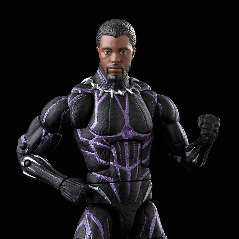 Marvel - Marvel Legends: 6 Inch Action Figure - MCU Series / Legacy Collection: Black Panther [Movie / Black Panther]ㅤ – Hasbro – ActionFigure Brasil