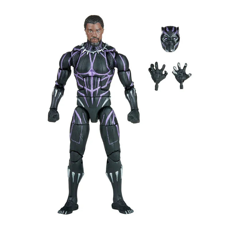 Marvel - Marvel Legends: 6 Inch Action Figure - MCU Series / Legacy Collection: Black Panther [Movie / Black Panther]ㅤ – Hasbro – ActionFigure Brasil