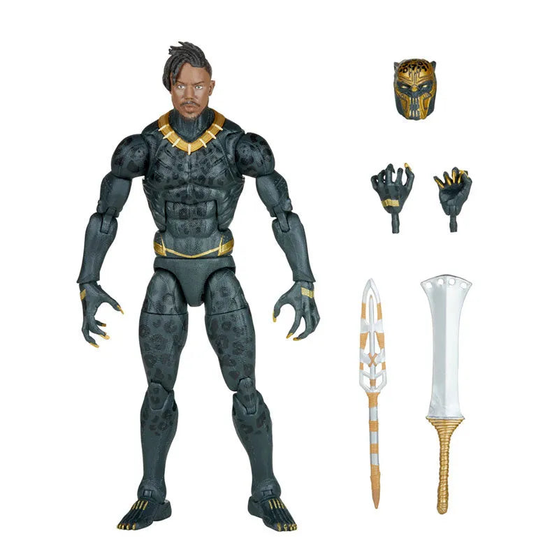 Marvel - Marvel Legends: 6 Inch Action Figure - MCU Series / Legacy Collection: Erik Killmonger [Movie / Black Panther]ㅤ – Hasbro – ActionFigure Brasil
