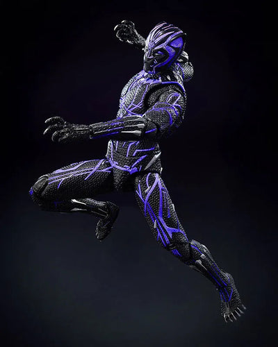 Marvel Studios' The Infinity Saga DLX - Black Panther - Kinetic Energy Charged (Threezero)ㅤ – ThreeZero – ActionFigure Brasil