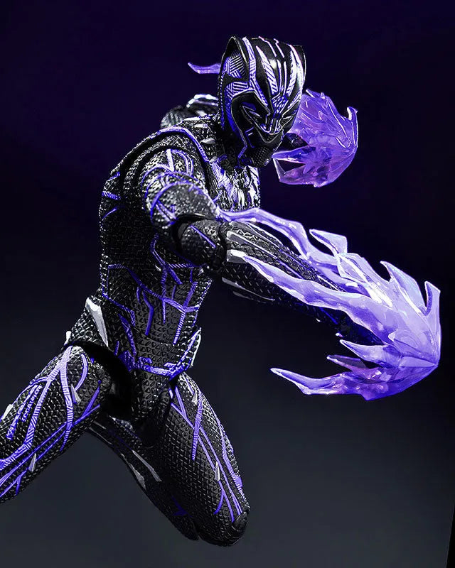 Marvel Studios' The Infinity Saga DLX - Black Panther - Kinetic Energy Charged (Threezero)ㅤ – ThreeZero – ActionFigure Brasil
