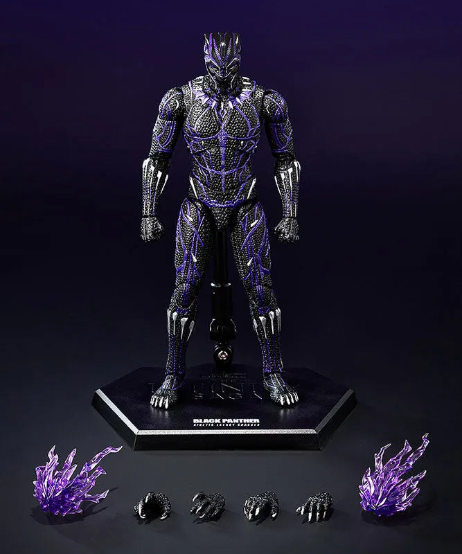 Marvel Studios' The Infinity Saga DLX - Black Panther - Kinetic Energy Charged (Threezero)ㅤ – ThreeZero – ActionFigure Brasil