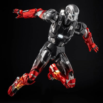 Marvel Studios' The Infinity Saga DLX - Iron Man - Mark 22 Hot Rod (Threezero)ㅤ – ThreeZero – ActionFigure Brasil — ângulo diferente