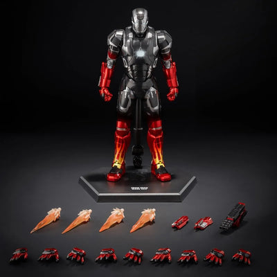 Marvel Studios' The Infinity Saga DLX - Iron Man - Mark 22 Hot Rod (Threezero)ㅤ – ThreeZero – ActionFigure Brasil — embalagem