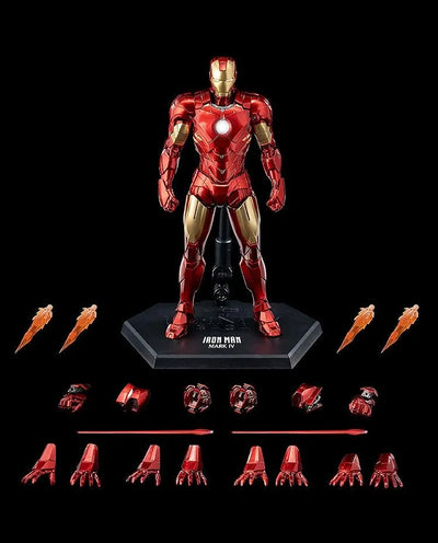 Marvel Studios' The Infinity Saga DLX - Iron Man - Mark 4 (Threezero)ㅤ – ThreeZero – ActionFigureBrasil — ambientada