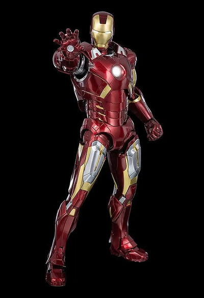 Marvel Studios - The Infinity Saga - DLX Iron Man - Mark 7 (ThreeZero)ㅤ – ThreeZero – ActionFigure Brasil — ângulo diferente