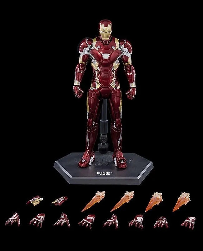 Marvel Studious - Infinity Saga - DLX Iron Man - Mark 46 - 2024 Re-release (threezero)ㅤ – ThreeZero – ActionFigureBrasil