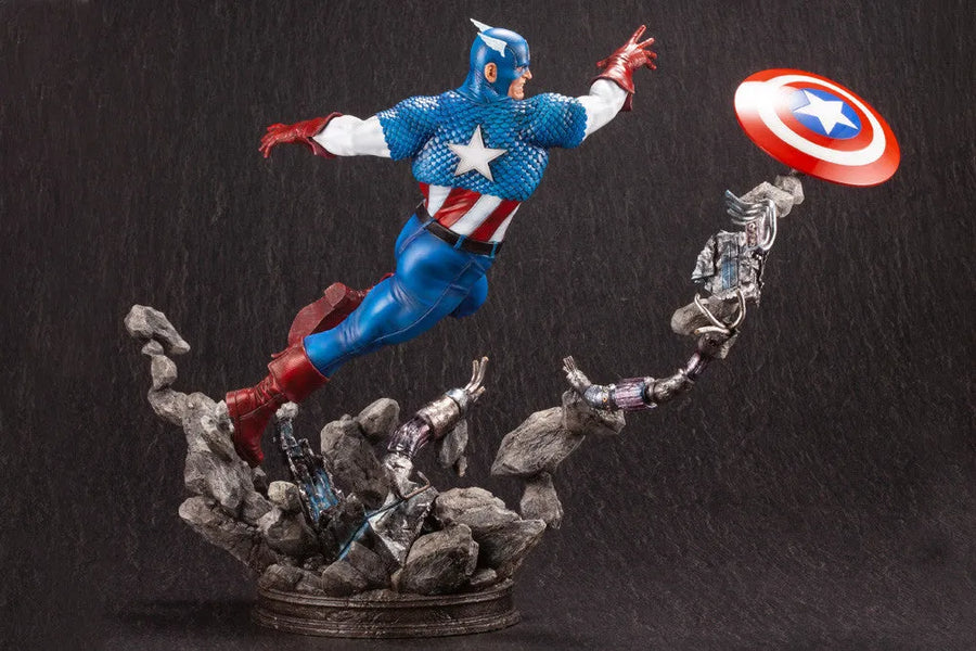 Marvel Universe Avengers - Captain America - 1/6 - Fine Art Statue (Kotobukiya)ㅤ – Kotobukiya – ActionFigure Brasil