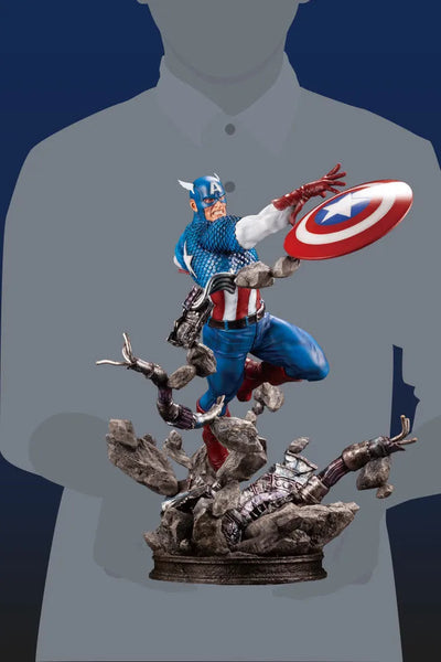 Marvel Universe Avengers - Captain America - 1/6 - Fine Art Statue (Kotobukiya)ㅤ – Kotobukiya – ActionFigure Brasil — ângulo diferente
