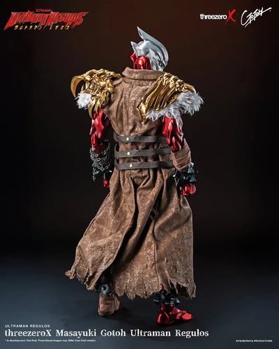 Masayuki Gotoh Ultraman Regulos – Threezero – ActionFigure Brasil — com base expositora