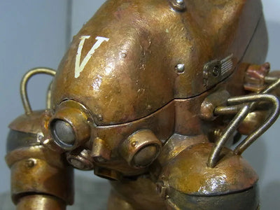 Maschinen Krieger FAB.003 (Ma.K.023) Nuclear Heat-Voltage Metal Wear "VENUSUIT" 1/20 Unpainted Assembly Kitㅤ – LOVE LOVE GARDEN – ActionFigure Brasil — com base expositora