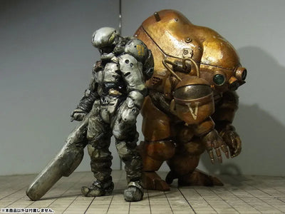 Maschinen Krieger FAB.003 (Ma.K.023) Nuclear Heat-Voltage Metal Wear "VENUSUIT" 1/20 Unpainted Assembly Kitㅤ – LOVE LOVE GARDEN – ActionFigure Brasil — embalagem