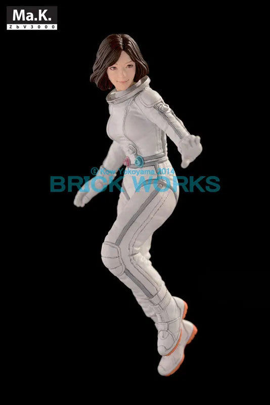 Maschinen Krieger - Ma.K.UP! MUS-19 - Mercenary Force Female Space Pilot (B) - 1/20 - Floating Low Gravity Aerobic Environment (Brick Works)ㅤ – Brick Works – ActionFigure Brasil