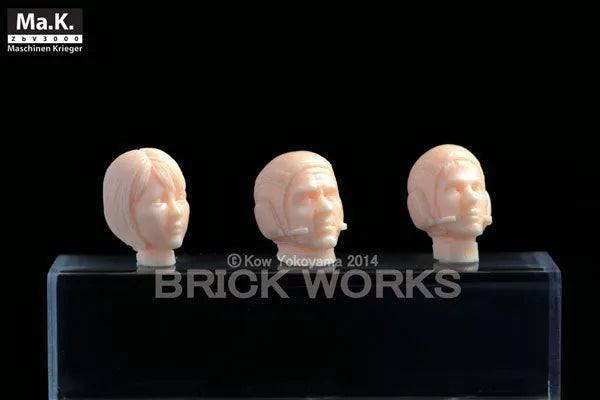 Maschinen Krieger Mercenary Male & Female Head Parts Space Stye 1/20 Assembly Kitㅤ – Brick Works – ActionFigureBrasil