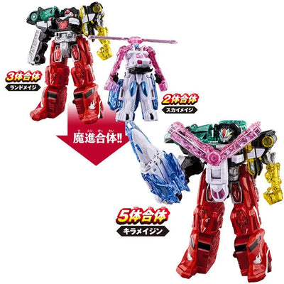 Mashin Sentai Kirameiger Kirameiger Robot Series 01 Mashin Gattai DX Kirameijin Setㅤ – Bandai – ActionFigure Brasil — detalhe do produto