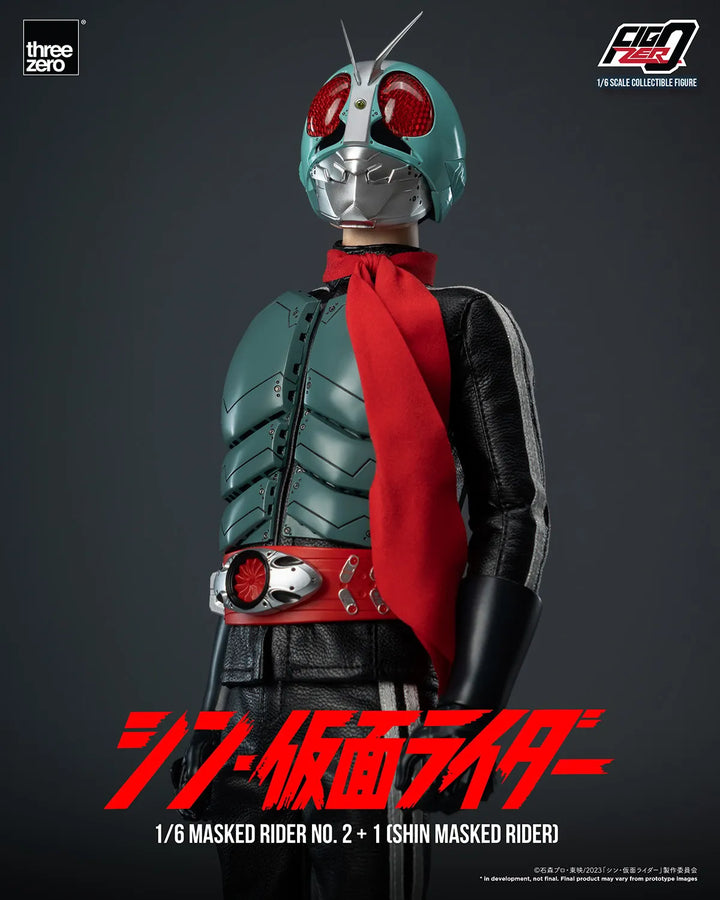 Masked Rider No.2+1 (SHIN MASKED RIDER) – Threezero – ActionFigure Brasil