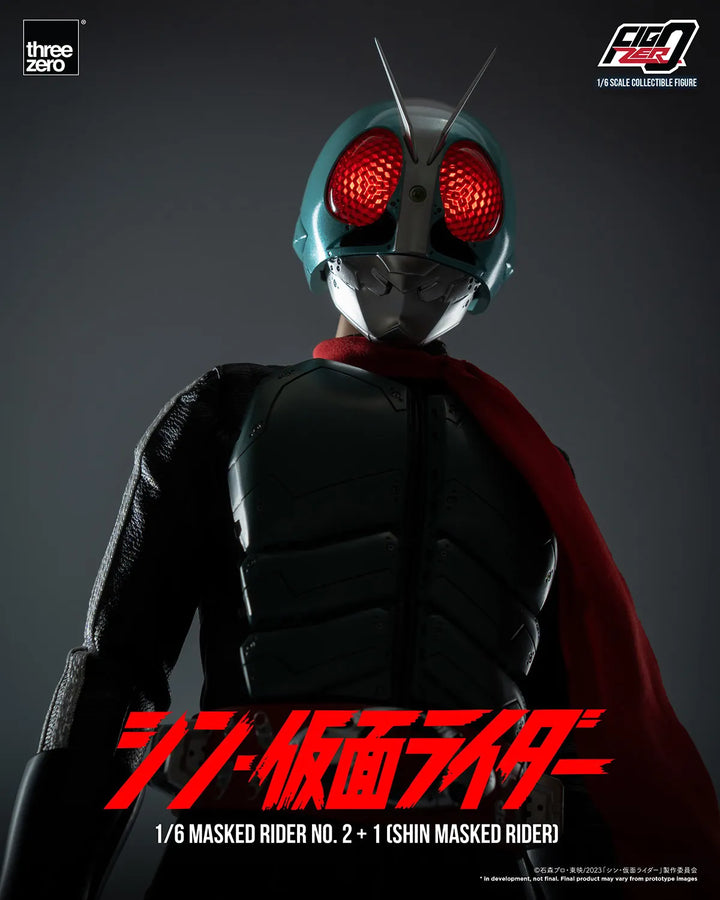 Masked Rider No.2+1 (SHIN MASKED RIDER) – Threezero – ActionFigure Brasil