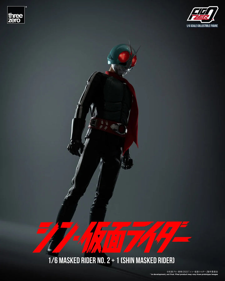 Masked Rider No.2+1 (SHIN MASKED RIDER) – Threezero – ActionFigure Brasil
