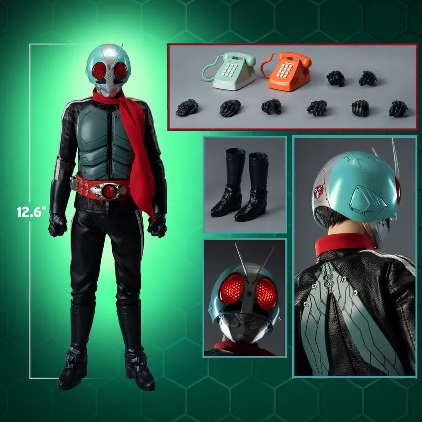 Masked Rider No.2+1 (SHIN MASKED RIDER) – Threezero – ActionFigure Brasil