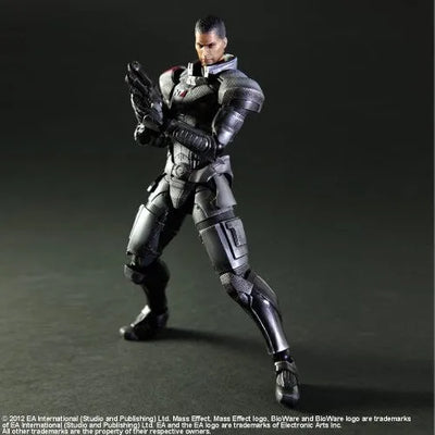Mass Effect 3 - John Shepard - Play Arts Kai (Square Enix)ㅤ – Square Enix – ActionFigureBrasil — ângulo diferente