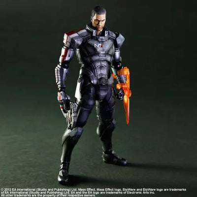 Mass Effect 3 - John Shepard - Play Arts Kai (Square Enix)ㅤ – Square Enix – ActionFigureBrasil — acessórios