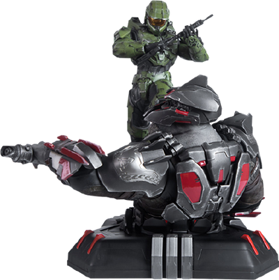 Master Chief vs. Escharum - LIMITED EDITION: 1500 – Gaming Heads – ActionFigure Brasil