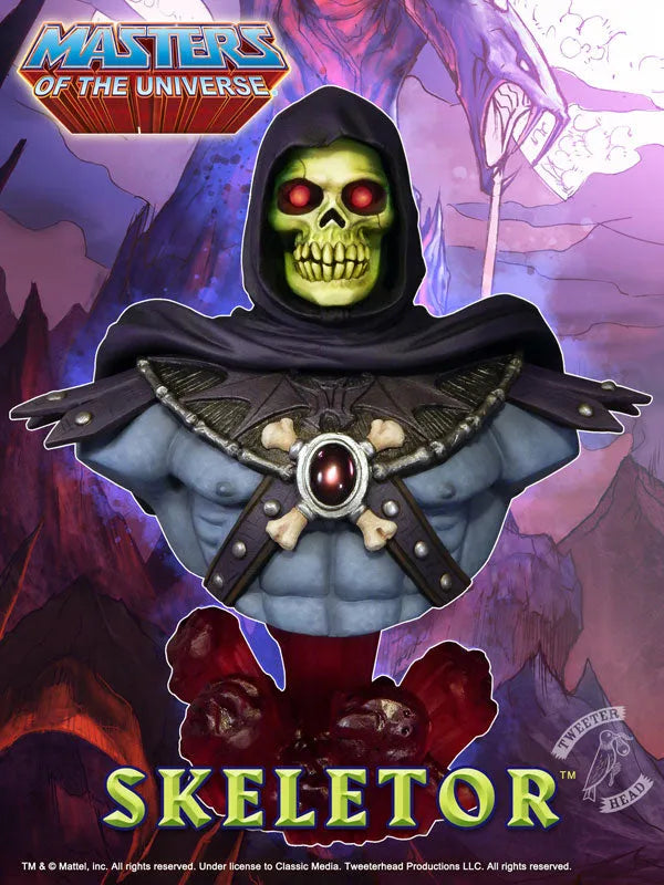 Masters of the Universe - Bust: Skeletorㅤ – Gantaku – ActionFigure Brasil