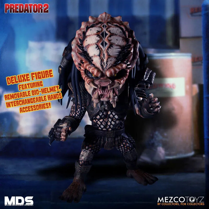 MDS Designer Series / Predator 2: City Hunter Predator DX 6 Inch Action Figureㅤ – Mezco – ActionFigure Brasil
