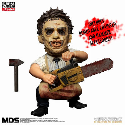MDS Designer Series / Texas Chainsaw Massacre: Leatherface 6 Inch Action Figureㅤ – Mezco – ActionFigureBrasil — iluminação de estúdio