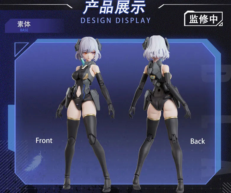 Mecha Angel Series - Black Swan Elysia - 1/12 (Kaiten Kisou)ㅤ – Kaiten Kisou – ActionFigureBrasil