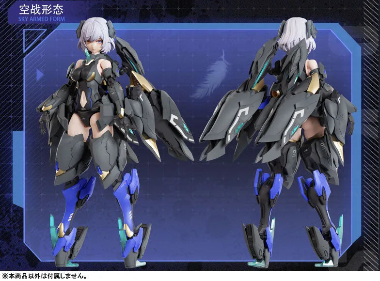 Mecha Angel Series - Black Swan Elysia - 1/12 (Kaiten Kisou)ㅤ – Kaiten Kisou – ActionFigureBrasil