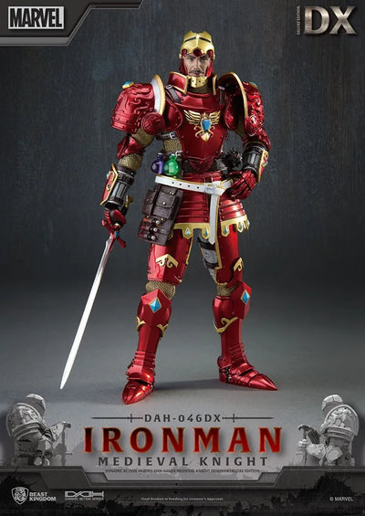 Medieval Knight Iron Man (Deluxe) (Deluxe Version) – Beast Kingdom – ActionFigure Brasil — iluminação de estúdio