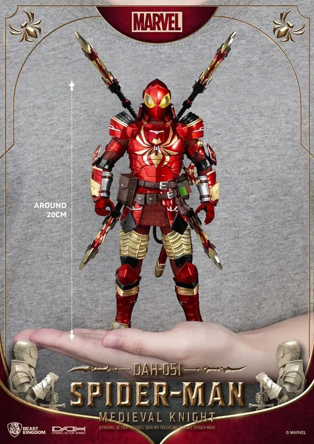 Medieval Knight Spider-Man – Beast Kingdom – ActionFigure Brasil — ambientada