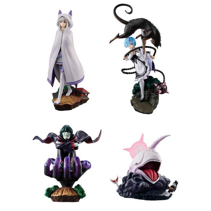 Puchirama Series - Re:ZERO: Starting Life in Another World - Re: Memory Box - 4 Pack (MegaHouse)ㅤ