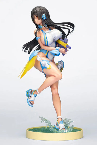 Megami Device - Asra Aoi Sui - 1/0.5 (Kotobukiya)ㅤ – Kotobukiya – ActionFigure Brasil — com base expositora