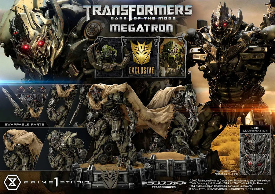 Megatron (Exclusive Bonus Version) Transformers: Dark of the Moon (Film) – Prime1Studio – ActionFigure Brasil