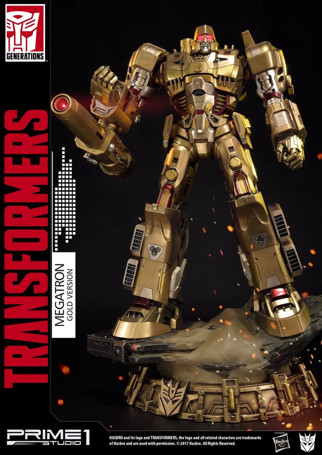 Megatron (Gold Version) Transformers Generations I – Prime1Studio – ActionFigure Brasil