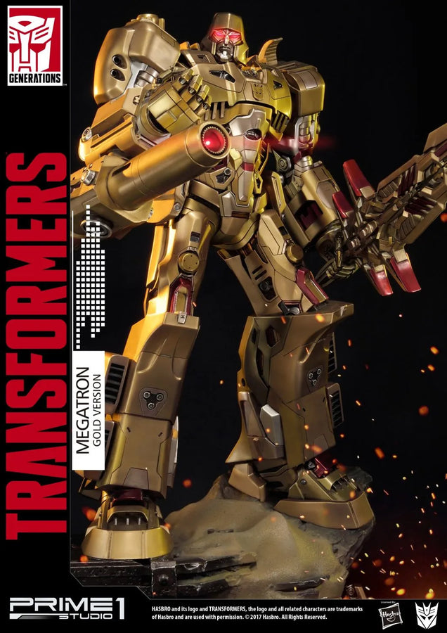 Megatron (Gold Version) Transformers Generations I – Prime1Studio – ActionFigure Brasil